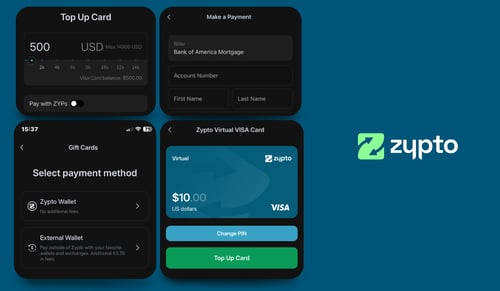 Pay With Any Crypto Wallet or Exchange in Zypto App