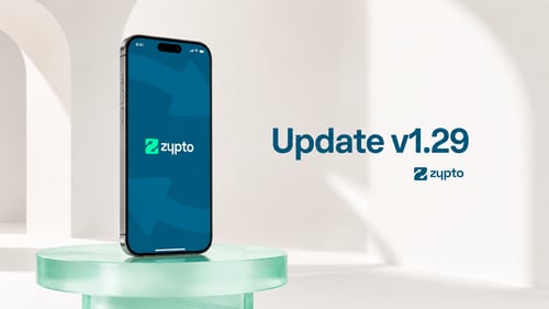 Zypto App v1.29: A Notifications Centre and a Redesigned Home