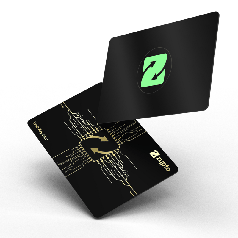Vault Key Card cold storage hardware wallet