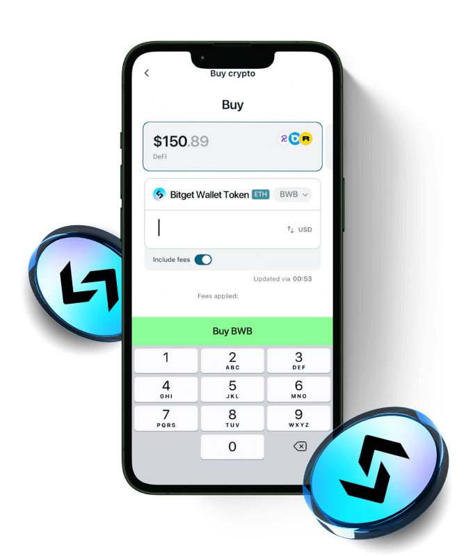 Zypto App中展示的Bitget Token（BGB）钱包