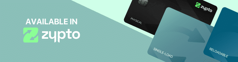 Zypto Crypto Cards - Virtual and Physical