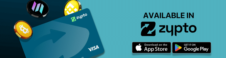 Zypto Crypto Cards Virtual and Physical