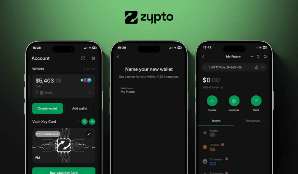 How To Set Up a Crypto Wallet in Zypto App