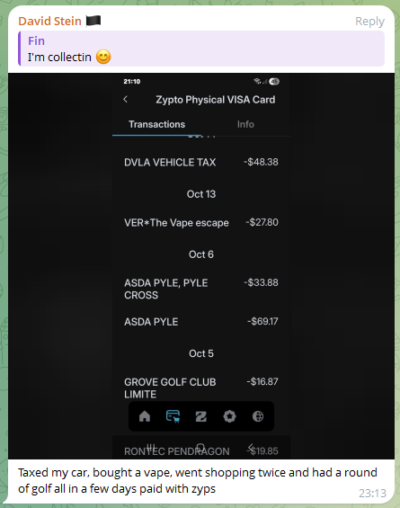 How The Zypto Community are Spending Their ZYP Rewards